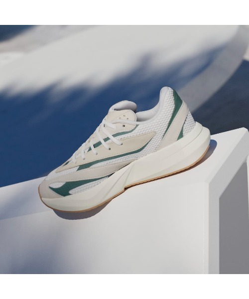 adidas(アディダス)の「アディダス adidas ライトストライド(スニーカー・レディース・ホワイト×グリーン・23.5cm/24.5cm/25.5cm/23.0cm/24.0cm/25.0cm/26.0cm)」の12枚目の写真