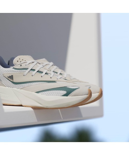 adidas(アディダス)の「アディダス adidas ライトストライド(スニーカー・レディース・ホワイト×グリーン・23.5cm/24.5cm/25.5cm/23.0cm/24.0cm/25.0cm/26.0cm)」の13枚目の写真