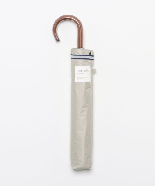 umbulatio(アンブラティオ)の「umbulatio ラクオリ UVブロック 2段折 55cm 日傘 遮光 晴雨兼用(折りたたみ傘・レディース・ホワイト/ベージュ/ブラウン/オフホワイト/ブルー/ダークネイビー・FREE)」の20枚目の写真