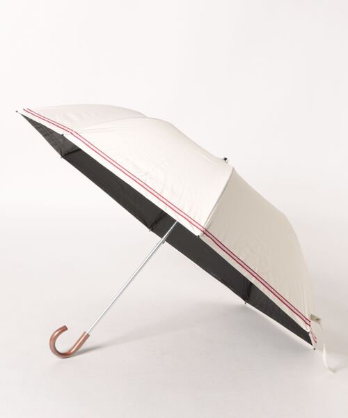 umbulatio(アンブラティオ)の「umbulatio ラクオリ UVブロック 2段折 55cm 日傘 遮光 晴雨兼用(折りたたみ傘・レディース・ホワイト/ベージュ/ブラウン/オフホワイト/ブルー/ダークネイビー・FREE)」の18枚目の写真