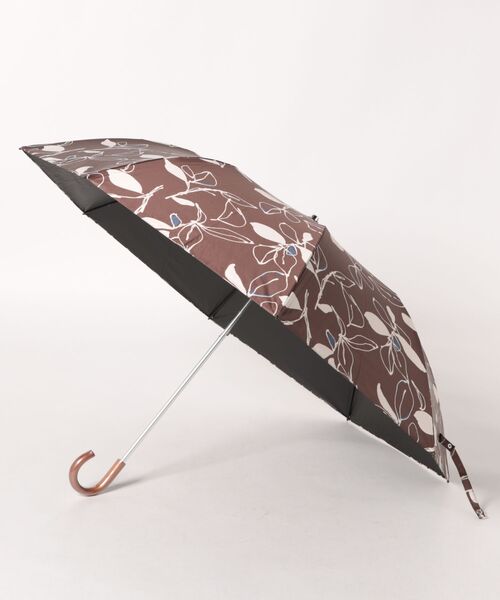 umbulatio(アンブラティオ)の「umbulatio ラクオリ UVブロック 2段折 55cm 日傘 遮光 晴雨兼用(折りたたみ傘・レディース・ホワイト/ベージュ/ブラウン/オフホワイト/ブルー/ダークネイビー・FREE)」の21枚目の写真