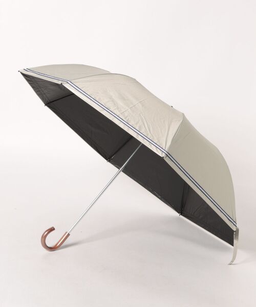 umbulatio(アンブラティオ)の「umbulatio ラクオリ UVブロック 2段折 55cm 日傘 遮光 晴雨兼用(折りたたみ傘・レディース・ホワイト/ベージュ/ブラウン/オフホワイト/ブルー/ダークネイビー・FREE)」の22枚目の写真