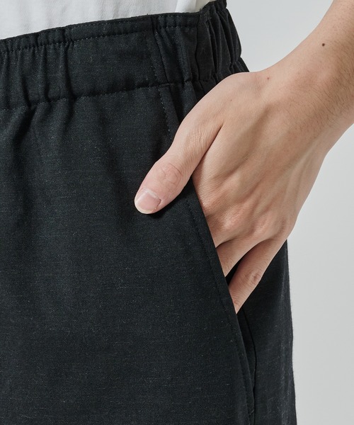 markaware（マーカウェア）の「WIDE LEG EASY PANTS（スラックス・メンズ・ブラック/ネイビー・2/1）」の19枚目の写真