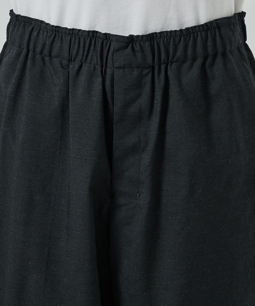 markaware（マーカウェア）の「WIDE LEG EASY PANTS（スラックス・メンズ・ブラック/ネイビー・2/1）」の22枚目の写真