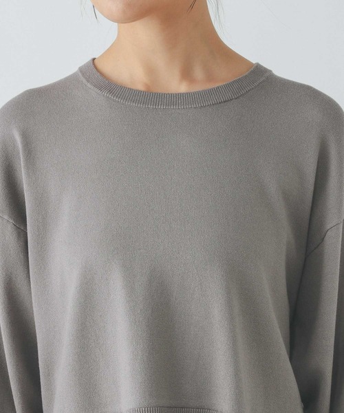 セール】布帛ドッキングプルオーバー/253303（ニット/セーター