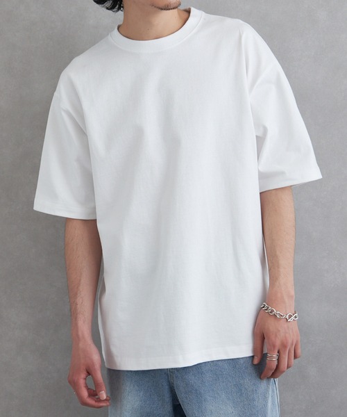 MAGASIN DE MODE Brew(マガジンデモードブリュー)の「【MAGASIN DE MODE Brew】USAコットンTシャツ(Tシャツ/カットソー・メンズ・ブラック/ベージュ/ホワイト/グリーン・XL/M/L)」の2枚目の写真