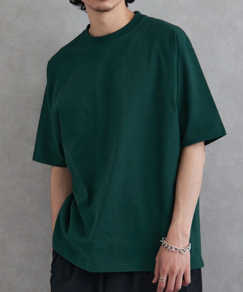MAGASIN DE MODE Brew(マガジンデモードブリュー)の「【MAGASIN DE MODE Brew】USAコットンTシャツ(Tシャツ/カットソー・メンズ・ブラック/ベージュ/ホワイト/グリーン・XL/M/L)」の4枚目の写真