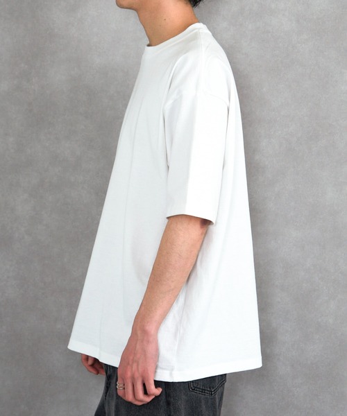 MAGASIN DE MODE Brew(マガジンデモードブリュー)の「【MAGASIN DE MODE Brew】USAコットンTシャツ(Tシャツ/カットソー・メンズ・ブラック/ベージュ/ホワイト/グリーン・XL/M/L)」の7枚目の写真