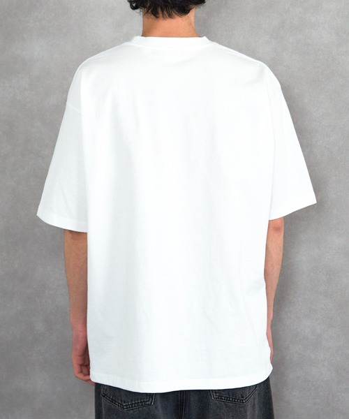 MAGASIN DE MODE Brew(マガジンデモードブリュー)の「【MAGASIN DE MODE Brew】USAコットンTシャツ(Tシャツ/カットソー・メンズ・ブラック/ベージュ/ホワイト/グリーン・XL/M/L)」の6枚目の写真