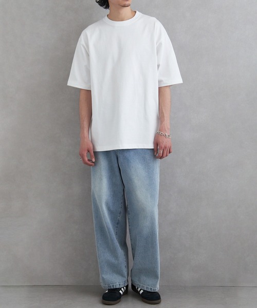 MAGASIN DE MODE Brew(マガジンデモードブリュー)の「【MAGASIN DE MODE Brew】USAコットンTシャツ(Tシャツ/カットソー・メンズ・ブラック/ベージュ/ホワイト/グリーン・XL/M/L)」の9枚目の写真