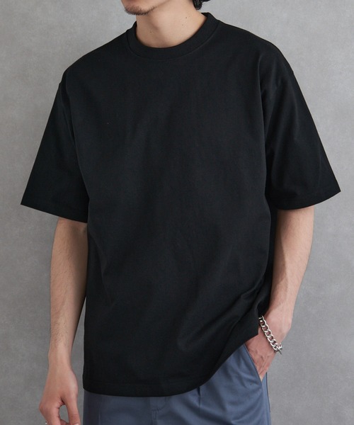 MAGASIN DE MODE Brew(マガジンデモードブリュー)の「【MAGASIN DE MODE Brew】USAコットンTシャツ(Tシャツ/カットソー・メンズ・ブラック/ベージュ/ホワイト/グリーン・XL/M/L)」の5枚目の写真