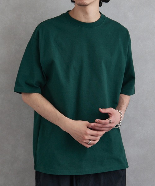 MAGASIN DE MODE Brew(マガジンデモードブリュー)の「【MAGASIN DE MODE Brew】USAコットンTシャツ(Tシャツ/カットソー・メンズ・ブラック/ベージュ/ホワイト/グリーン・XL/M/L)」の14枚目の写真