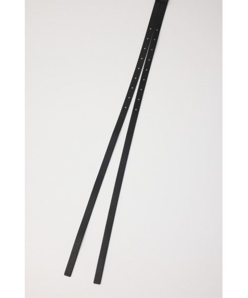 SLY（スライ）の「W THIN BELT ダブル シン ベルト（ベルト・レディース・ブラック・FREE）」の7枚目の写真