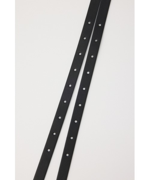SLY（スライ）の「W THIN BELT ダブル シン ベルト（ベルト・レディース・ブラック・FREE）」の8枚目の写真