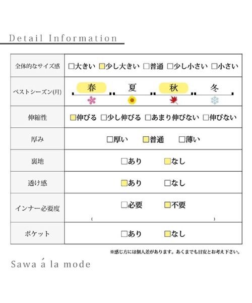 Sawa a la mode(サワアラモード)の「ライトオンスデニム襟付きビックブルゾン(ブルゾン・レディース・ブラック/ブルー・FREE)」の7枚目の写真