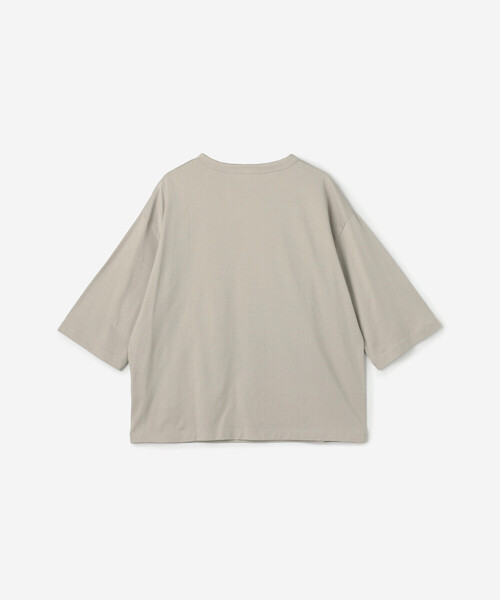 handvaerk ボトルネックTシャツ handvaerk/ハンドバーグ】ボトルネック7分袖Tシャツ BOTTLE NECK