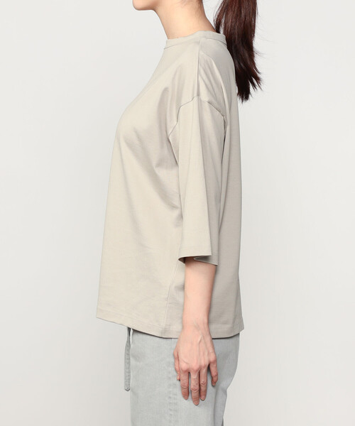 handvaerk | 60/2 ボトルネックTシャツ SOLID WOMEN（Tシャツ