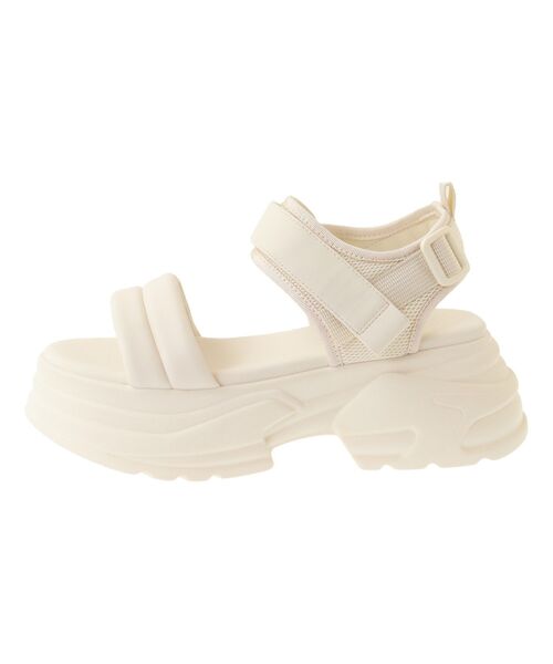 ORiental TRaffic（オリエンタルトラフィック）の「ORiental TRaffic キルティングサンダル（サンダル・レディース・ブラック/グレー/ホワイト・M/L/S）」の15枚目の写真