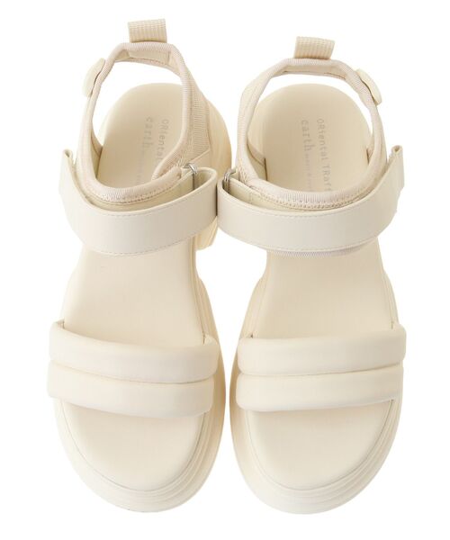 ORiental TRaffic（オリエンタルトラフィック）の「ORiental TRaffic キルティングサンダル（サンダル・レディース・ブラック/グレー/ホワイト・M/L/S）」の17枚目の写真