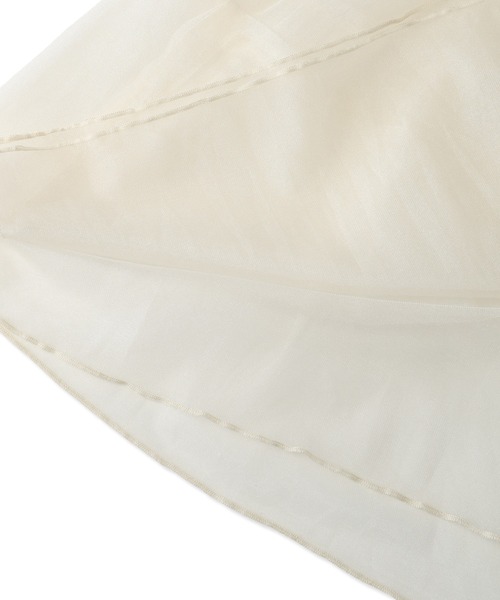 Piet（ピエット）の「【2点セット】カレッジロゴTシャツ×チュールビスチェワンピースセット（Tシャツ/カットソー・キッズ・オフホワイト/チャコールグレー・110/100/130/120）」の5枚目の写真