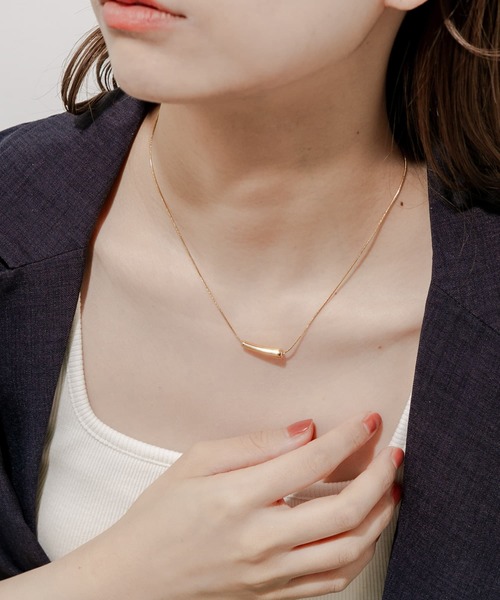 SMELLY（スメリー）の「ステンレスワントップネックレス（ネックレス・レディース・ゴールド・-）」の2枚目の写真