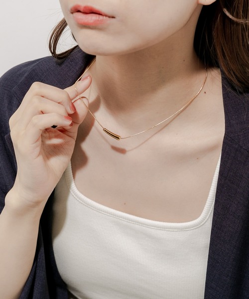 SMELLY（スメリー）の「ステンレスワントップネックレス（ネックレス・レディース・ゴールド・-）」の3枚目の写真