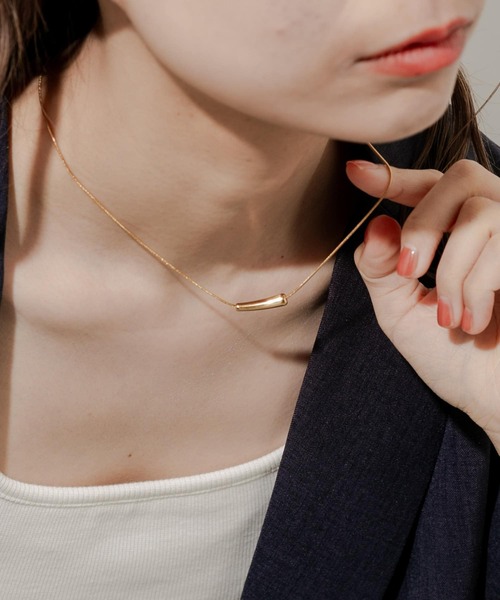 SMELLY（スメリー）の「ステンレスワントップネックレス（ネックレス・レディース・ゴールド・-）」の5枚目の写真