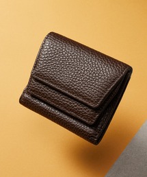 STYLE＝（スタイルイコール）の「【STYLE=】 紛失防止タグアプリ「MAMORIO」付き 三つ折り 財布 コンパクト 小銭入れ 日本製 イタリア革（財布）」