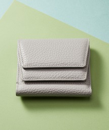 STYLE＝（スタイルイコール）の「【STYLE=】 紛失防止タグアプリ「MAMORIO」付き 三つ折り 財布 コンパクト 小銭入れ 日本製 イタリア革（財布）」