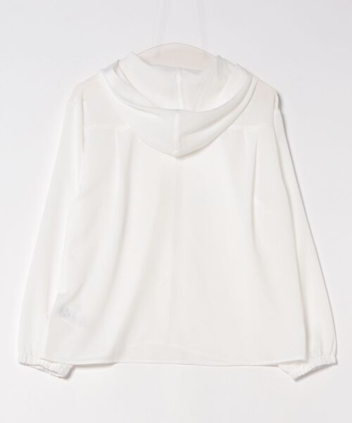 Arnold Palmer（アーノルドパーマー）の「ランダム シワ加工 シャツパーカー（シャツ/ブラウス・レディース・ホワイト/ライトブルー/ネイビー・L/M/S）」の15枚目の写真