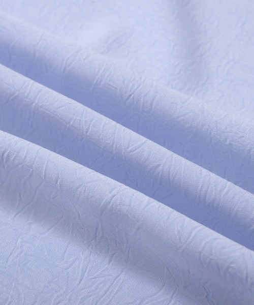 Arnold Palmer（アーノルドパーマー）の「ランダム シワ加工 シャツパーカー（シャツ/ブラウス・レディース・ホワイト/ライトブルー/ネイビー・L/M/S）」の13枚目の写真