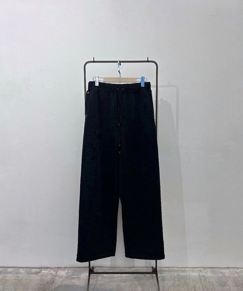 【FAF / フェイク アス フラワーズ】ダメージ バギー スウェット パンツ FAF / フェイク アス フラワーズ】ダメージ バギー スウェット