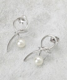 ねじりメタル×フェイクパールピアス