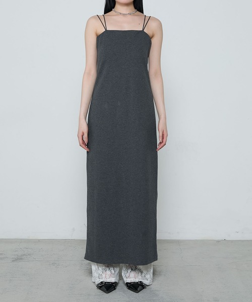 m*ん様 2piece camisole dress PELLICULE ワンピ 2piece camisole dress｜PELLICULE | ぺリキュール