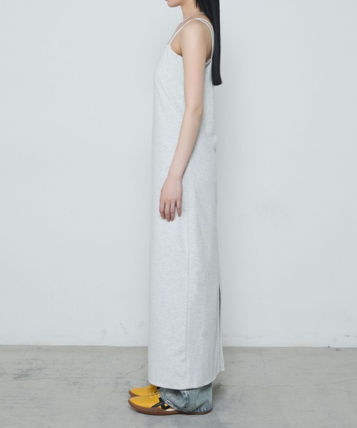 セール】I-line cut camisole dress with cups / カップ付き