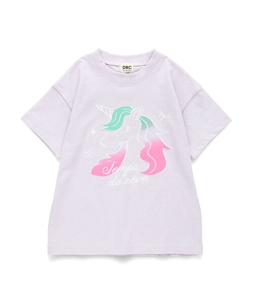 DRC branshes(ディーアールシーブランシェス)の「【DRC/綿100%】アソートグラフィックガールズ半袖Tシャツ(Tシャツ/カットソー・キッズ・その他3/その他2/ラベンダー/その他1/シャーベット/ブラック/チャコールグレー/オフホワイト/ピンク/サックスブルー/ライトグリーン・150/100/90/120/140/130/110)」の20枚目の写真