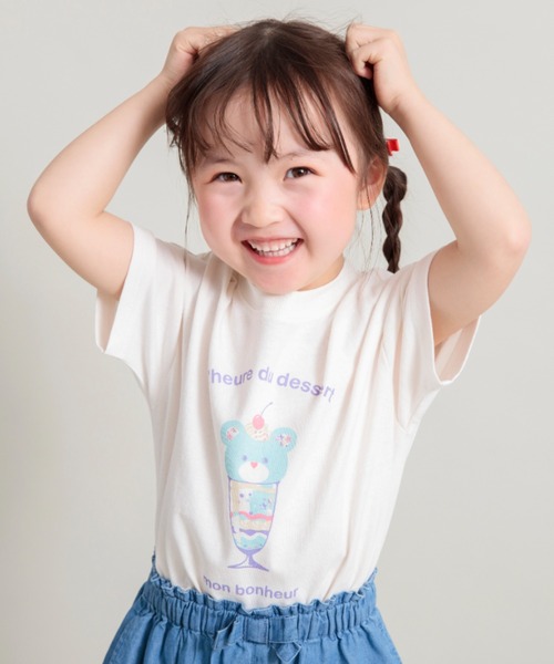 DRC branshes(ディーアールシーブランシェス)の「【DRC/綿100%】アソートグラフィックガールズ半袖Tシャツ(Tシャツ/カットソー・キッズ・その他3/その他2/ラベンダー/その他1/シャーベット/ブラック/チャコールグレー/オフホワイト/ピンク/サックスブルー/ライトグリーン・150/100/90/120/140/130/110)」の2枚目の写真