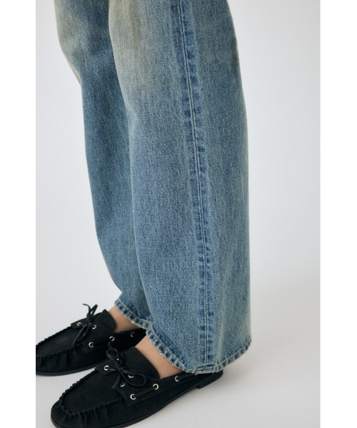 MOUSSY(マウジー)の「BRUSHED STRAIGHT FLARE(デニムパンツ・レディース・ライトブルー・0/1/2)」の10枚目の写真