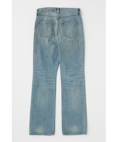 MOUSSY(マウジー)の「BRUSHED STRAIGHT FLARE(デニムパンツ・レディース・ライトブルー・0/1/2)」の12枚目の写真