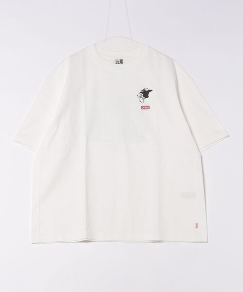 CHUMS(チャムス)の「【ムラサキスポーツ限定】CHUMS/チャムス 半袖Tシャツ バックプリント CH01-2576(Tシャツ/カットソー・メンズ・ライトグリーン/ホワイト/ライトベージュ・S/M/L/XL)」の20枚目の写真