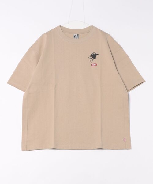 CHUMS(チャムス)の「【ムラサキスポーツ限定】CHUMS/チャムス 半袖Tシャツ バックプリント CH01-2576(Tシャツ/カットソー・メンズ・ライトグリーン/ホワイト/ライトベージュ・S/M/L/XL)」の21枚目の写真