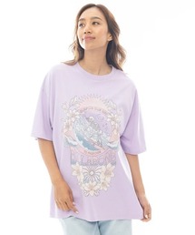 BILLABONG レディース GRAPHIC PRINT LOOSE TEE Tシャツ 【2025年春夏モデル】/ビラボンフロントグラフィッククルーネック半袖Tシャツ