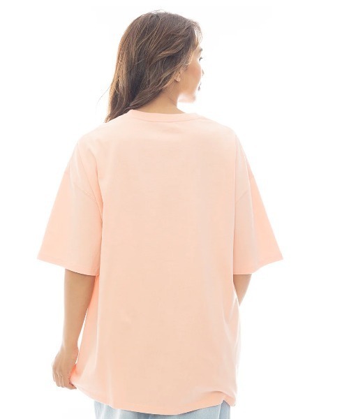 BILLABONG（ビラボン）の「BILLABONG レディース GRAPHIC PRINT LOOSE TEE Tシャツ 【2025年春夏モデル】/ビラボンフロントグラフィッククルーネック半袖Tシャツ（Tシャツ/カットソー・レディース・オレンジ系その他/ホワイト/オフホワイト/ライトパープル・MEDIUM）」の18枚目の写真