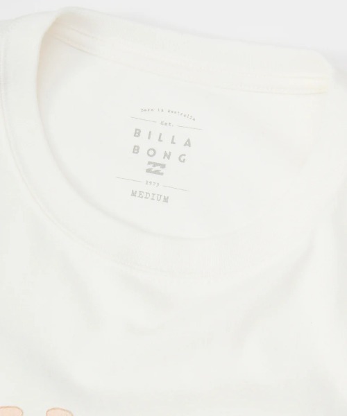 BILLABONG（ビラボン）の「BILLABONG レディース GRAPHIC PRINT LOOSE TEE Tシャツ 【2025年春夏モデル】/ビラボンフロントグラフィッククルーネック半袖Tシャツ（Tシャツ/カットソー・レディース・オレンジ系その他/ホワイト/オフホワイト/ライトパープル・MEDIUM）」の9枚目の写真