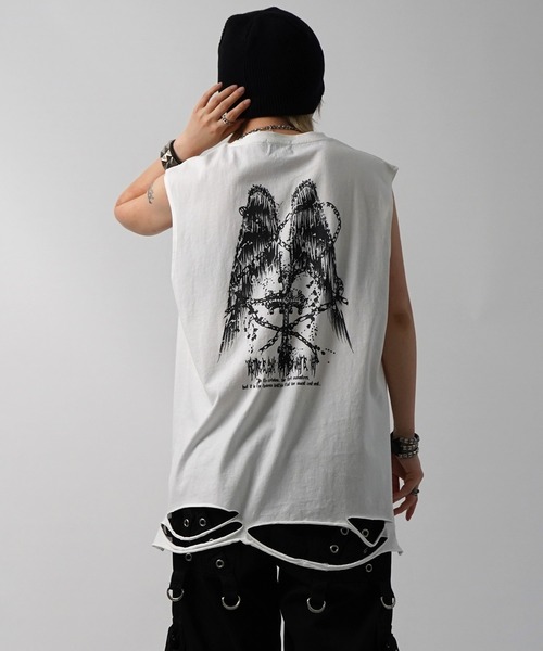 25SS【MAROCORE SELECT】ウィングドクロス メタルコア ダメージ