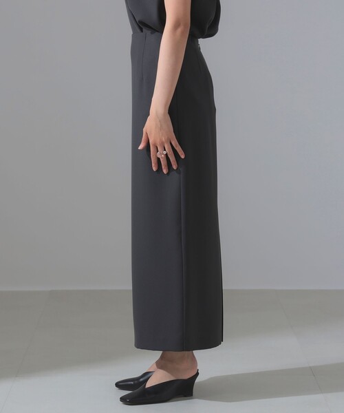 Demi-Luxe BEAMS（デミルクス ビームス）の「【ビームスの百名品】ジョーゼット Iライン スカート［手洗い可］（スカート・レディース・ネイビー/チャコールグレー・36/38）」の20枚目の写真