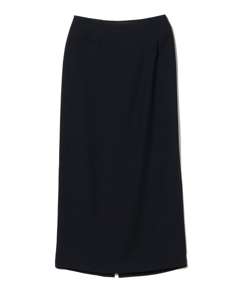 Demi-Luxe BEAMS（デミルクス ビームス）の「【ビームスの百名品】ジョーゼット Iライン スカート［手洗い可］（スカート・レディース・ネイビー/チャコールグレー・36/38）」の8枚目の写真