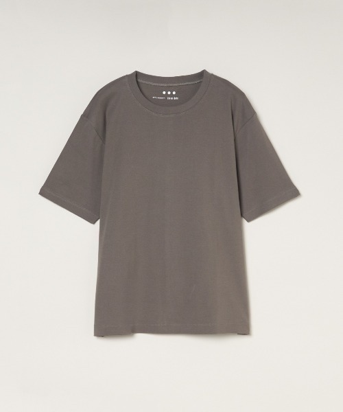 three dots(スリードッツ)の「オーガニックコットンニット クルーネックTシャツ(シャツ/ブラウス・メンズ・オリーブ/ベージュ系その他・MEDIUM/LARGE/X-LARGE/SMALL)」の2枚目の写真