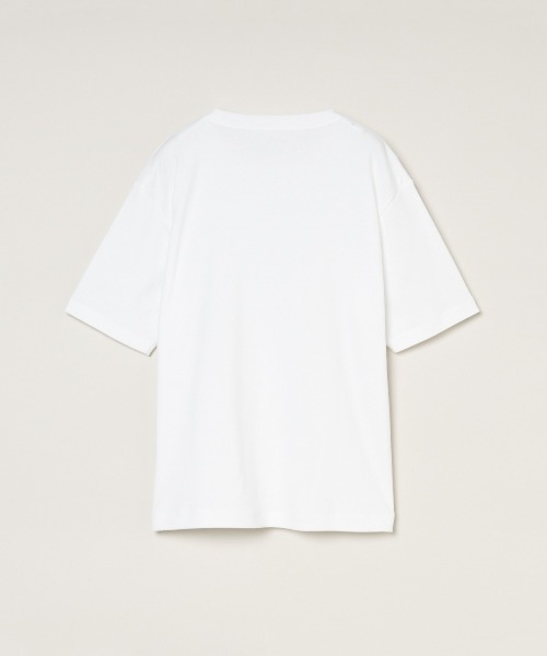 three dots(スリードッツ)の「オーガニックコットンニット クルーネックTシャツ(シャツ/ブラウス・メンズ・オリーブ/ベージュ系その他・MEDIUM/LARGE/X-LARGE/SMALL)」の9枚目の写真