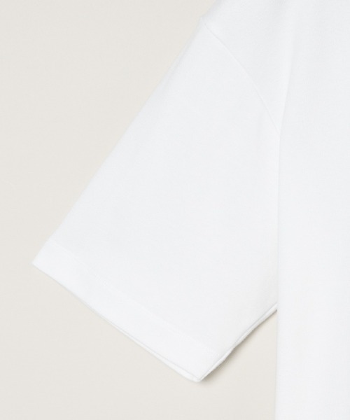 three dots(スリードッツ)の「オーガニックコットンニット クルーネックTシャツ(シャツ/ブラウス・メンズ・オリーブ/ベージュ系その他・MEDIUM/LARGE/X-LARGE/SMALL)」の3枚目の写真